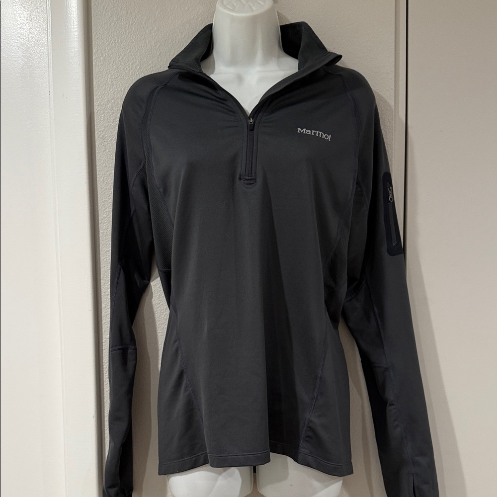 Marmot Charcoal Quarter-Zip Pullover